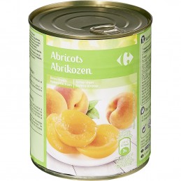 Fruits au sirop abricots...