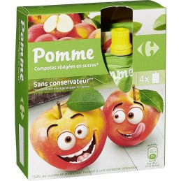 Compotes pomme  CARREFOUR