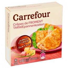 Crêpes jambon fromage